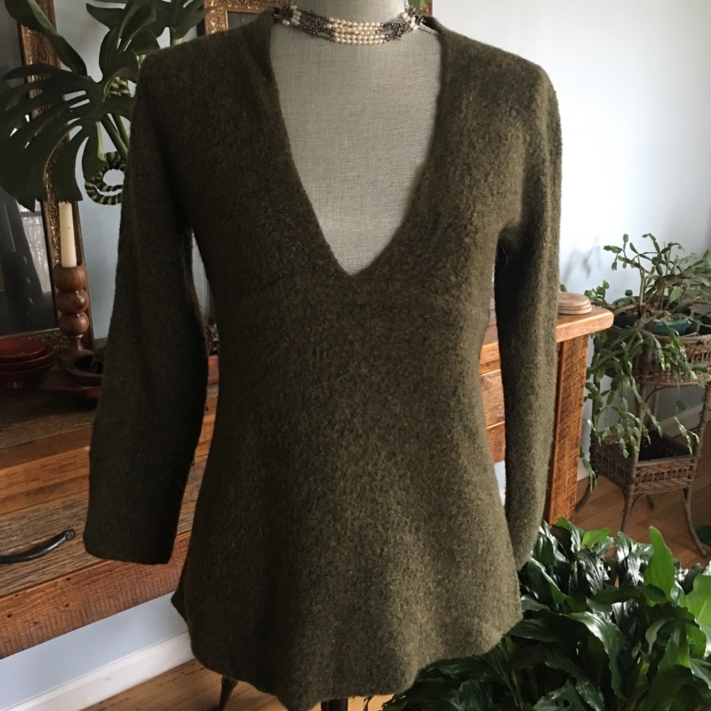 j.Jill Olive green sweater